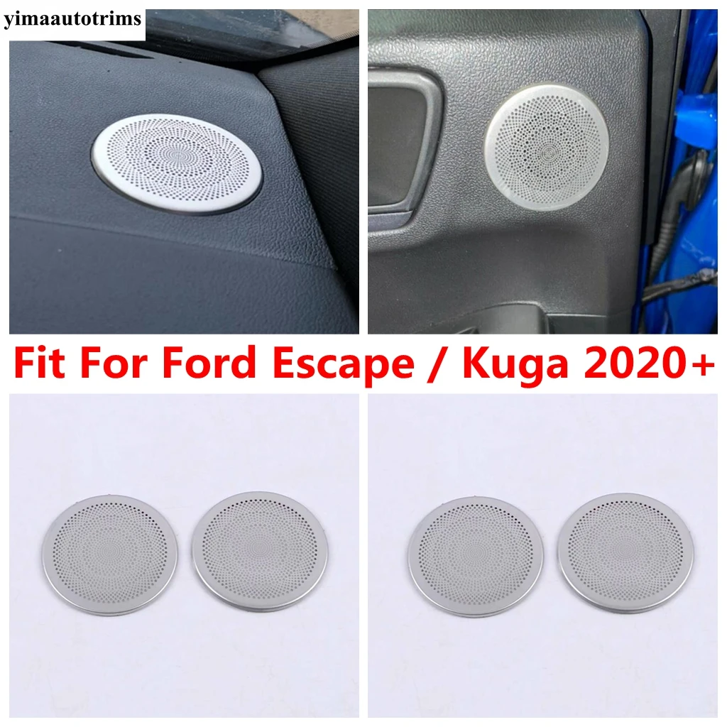 

Rear Door Stereo Speaker / Dashboard Audio Loudspeaker Sound Horn Frame Cover Trim Accessories For Ford Escape / Kuga 2020-2023