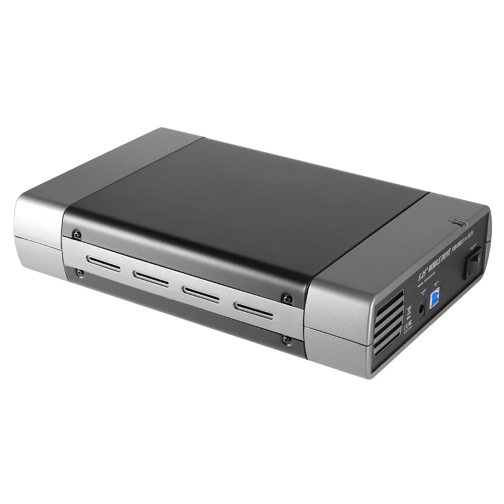 5.25인치 광학 드라이브 인클로저 USB3.0/2.0-SATA 8TB 외장 하드 드라이브 케이스 지원 DVD 모바일 HDD 박스 16단 속도 녹화