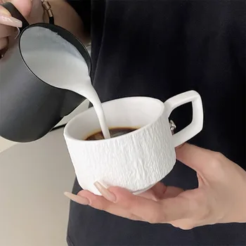 Black & White Ceramic Coffee Cup Set 1