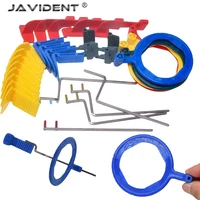 1 ensemble de positionneur de film radiographique dentaire, support de film intra-oral pour radiographie, localisateur, outil dentaire pour laboratoires dentaires 5