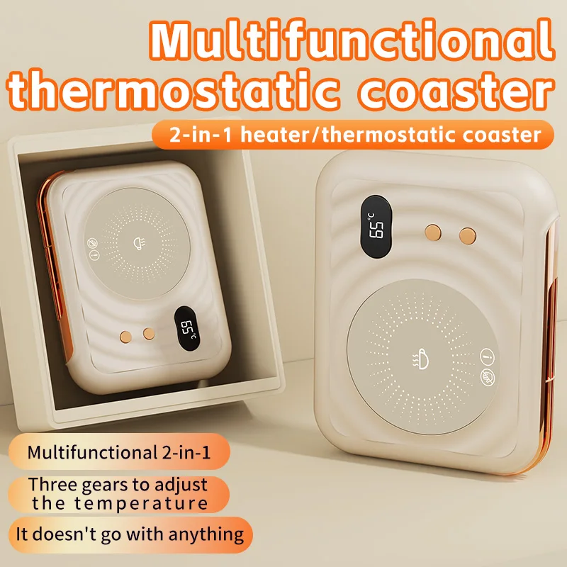 Smart Cup Warmer Efficient Heating 3 Temperature Setting Double Functions For Coffee Candle