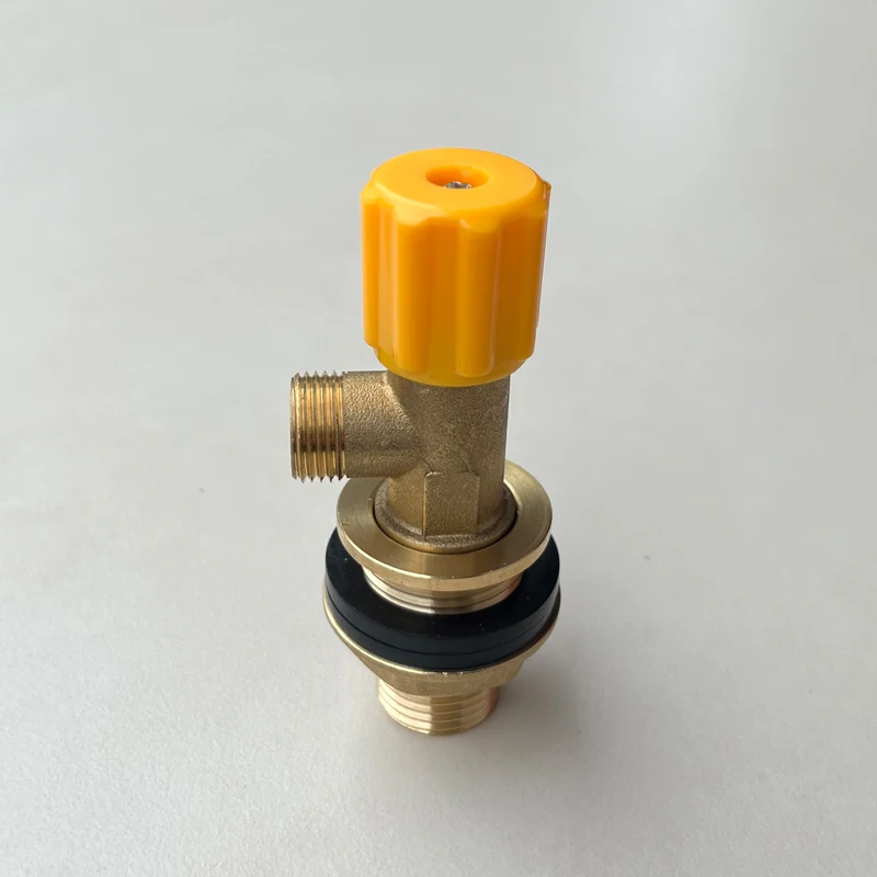 Concealed Water Tank Supply Angle Valve Switch 3/4 Copper Triangle Valve Ball Concealed Water Tank Variable Diameter Joint