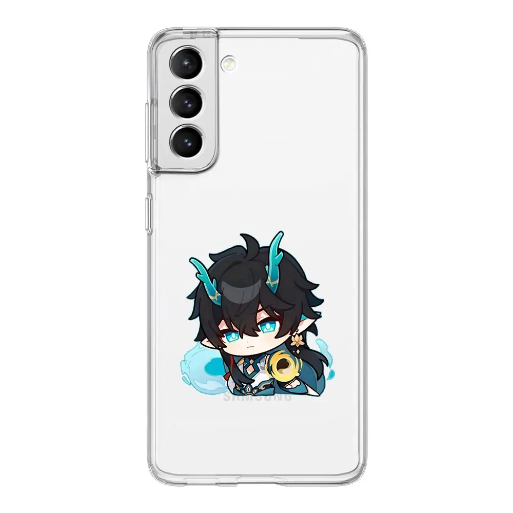 Kawaii Cartoon Genshin Impact Soft Clear Phone Case