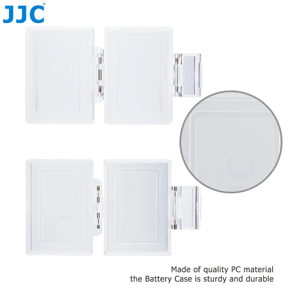 JJC 카메라 배터리 케이스 캐논 LP-E17 LP-E6 LP-E6N LP-E10 니콘 EN-EL15a EN-EL14 후지 NP-W126 NP-W126S NP-FW50 NP-FW100용