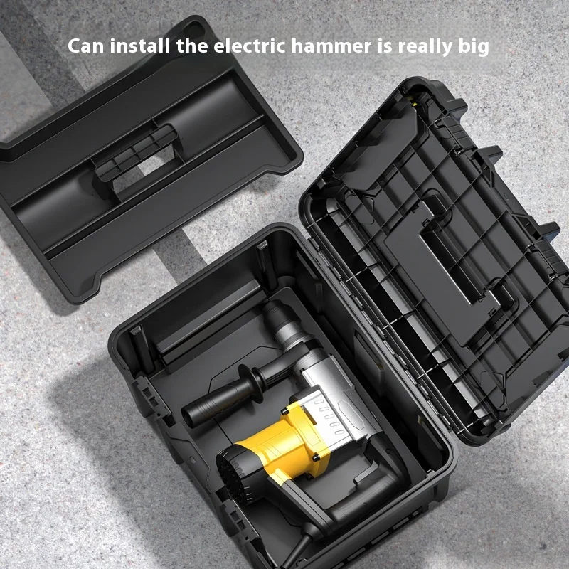 Tools Wide body toolbox Large capacity multi-functional portable plastic portable maintenance electrician set 3