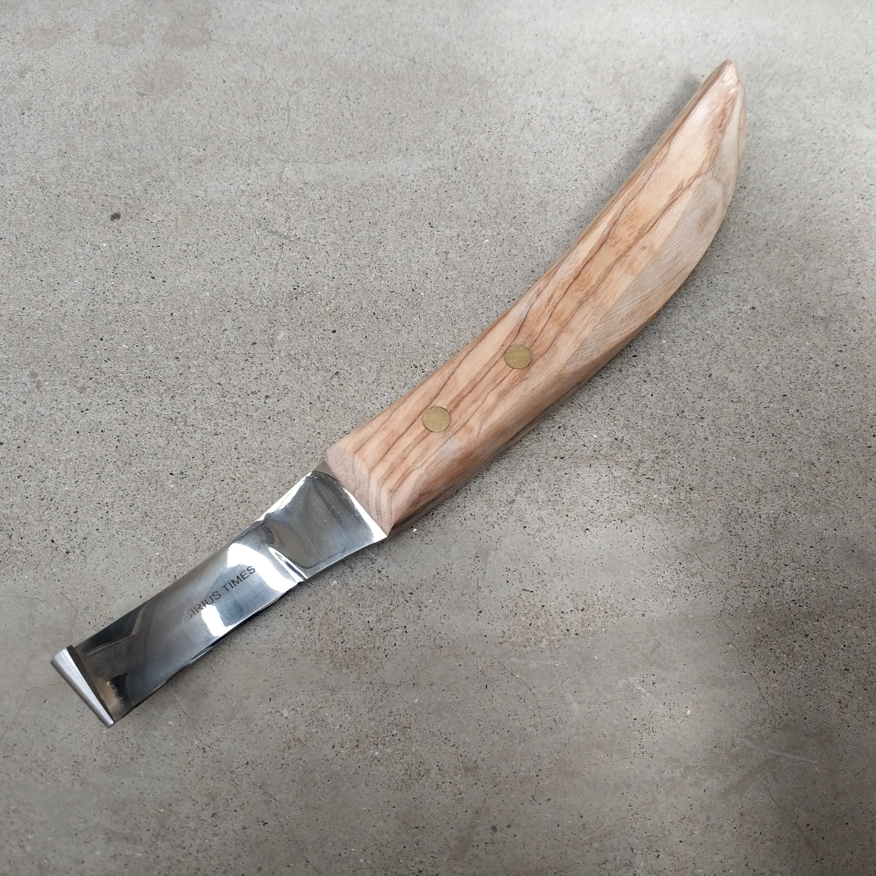 Right Or Left Hand Hoof Knife Wooden Handle,Farrier Tools, Hoof Trimming，Horseshoes Repairing Tools