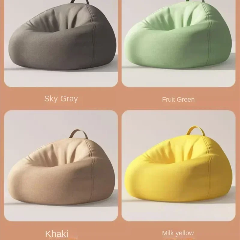 Lazy Sofa Bean Bag Sleepable Small Bedroom Living Room Balcony Tatami Backrest Cushion Single Sofa Chair Living Room Sofas