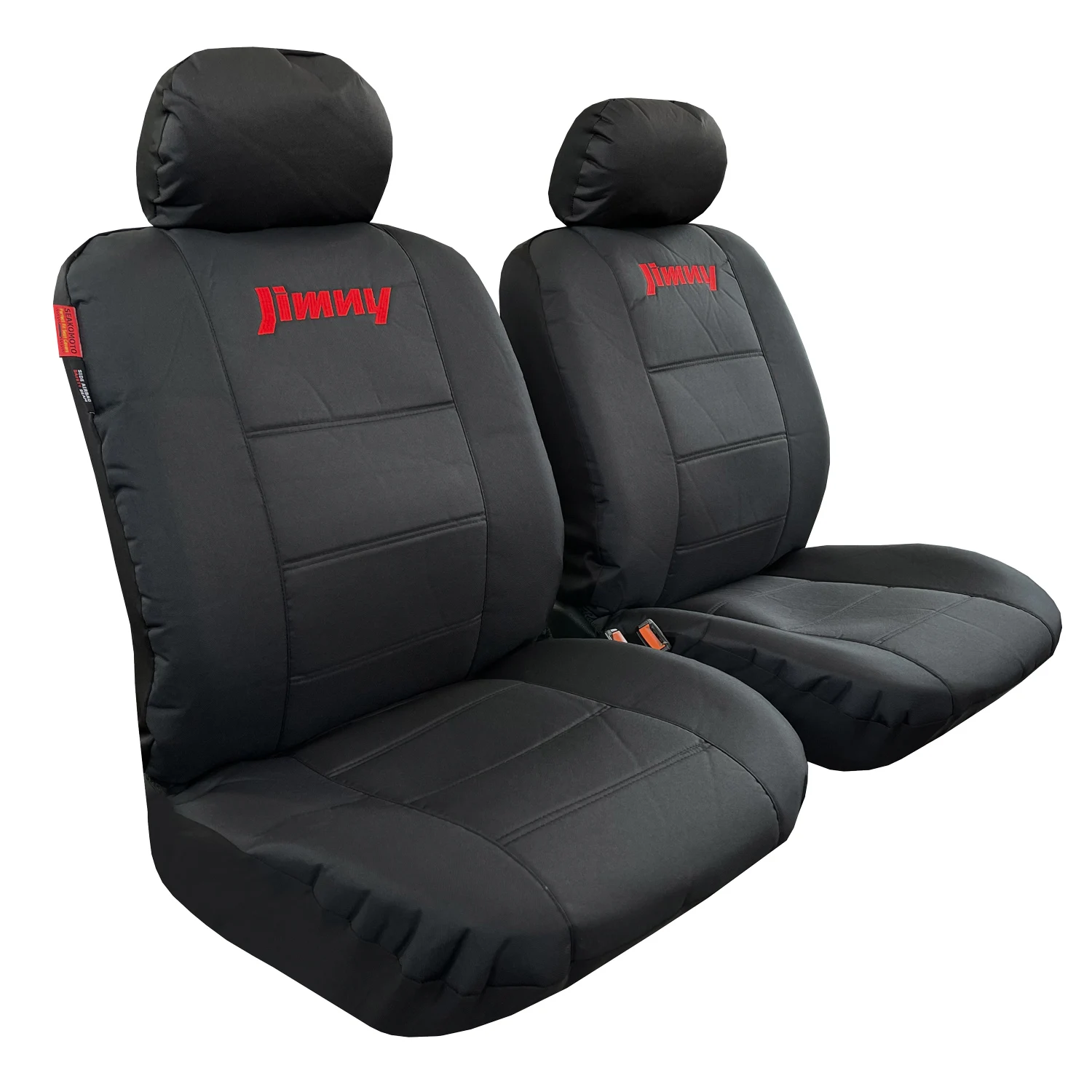 Coprisedili Auto Per Suzuki Jimny 2019-2024 - Set Anteriore Con Copripoggiatesta, Grigio - Foto 9