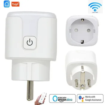 Tuya Smart Plug 16A /20A EU - WiFi Energy Monitor & Timer, Works with Alexa & Google Home, Smart Life App Control Best Price