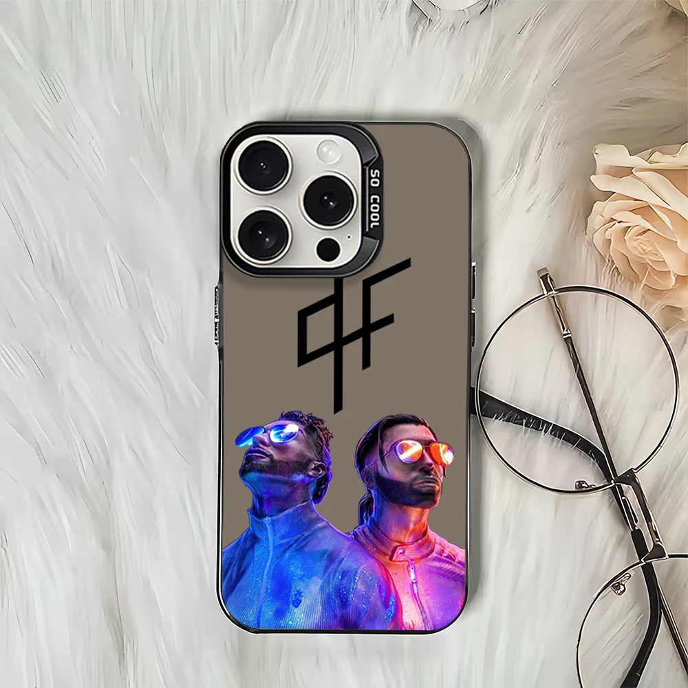 Rapper P-PNL Deux Freres Laser Design Shockproof Silicone Phone Case