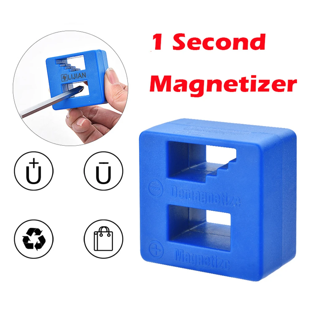 Screwdriver & Tool Tip Magnetizer Demagnetizer & Magnetic Pick Up Tool 