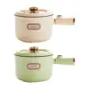 Electric Pots Nonstick Portable Multifunctional Dry 2 Gear 1.6L Electric Rice Cooker for Fry Ramen Steak Soup Oatmeal 6