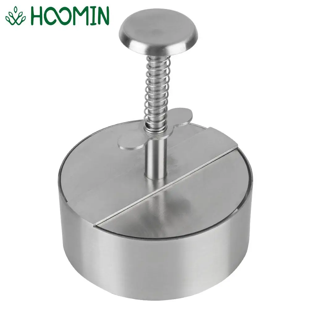 304 Stainless Steel Hamburger Press for Grill Griddle Meat Kitchen Tools Burger Patty Maker Pork Beef Manual Mold
