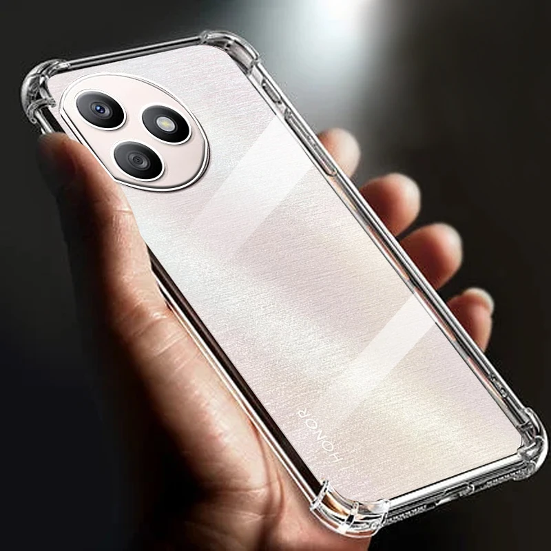 

LLY-AN00 Thickened Airbag Shockproof Clear Soft Tpu Phone Case For Honor X50i + case 5g Plus Transparent Back Cover 6.7" cases