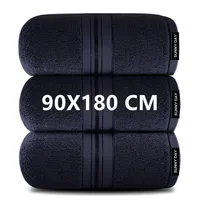 Serviette de bain épaisse 100% coton pour adulte, super absorbante, douce pour la peau, lavage du visage, salle de bain 1