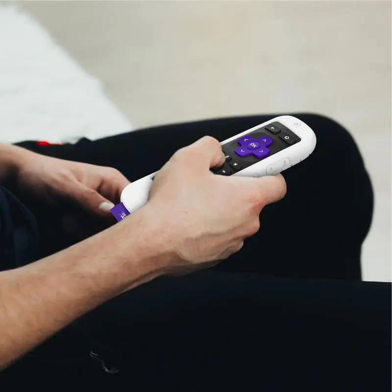 ROKU 울트라 2022 리모컨 보호 케이스, 충격 방지 실리콘 커버, 분실 방지, 세척 가능한 원격 케이스 교체