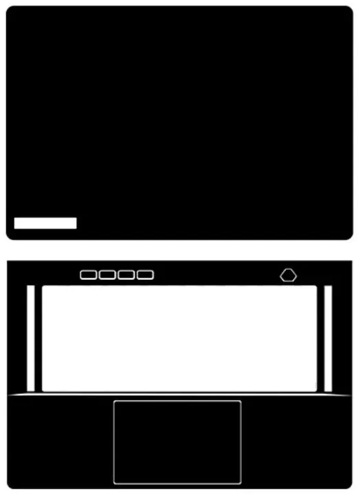 Pre-cut 1xTop+1xPalmrest Skin Sticker Cover Film For Asus ROG Zephyrus G15 GA503 G14 GA401 GA503R GA402 GA403U vinyl film sticker laptop sticker