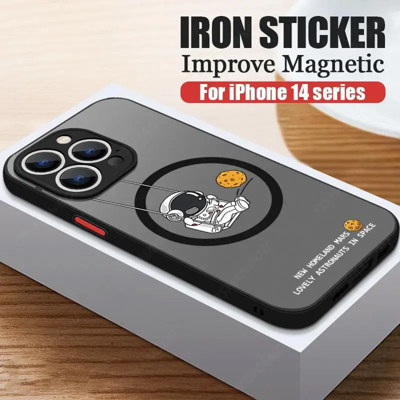 Luxury Magnetic Astronaut Shockproof Slim Case - Hard Back Cover