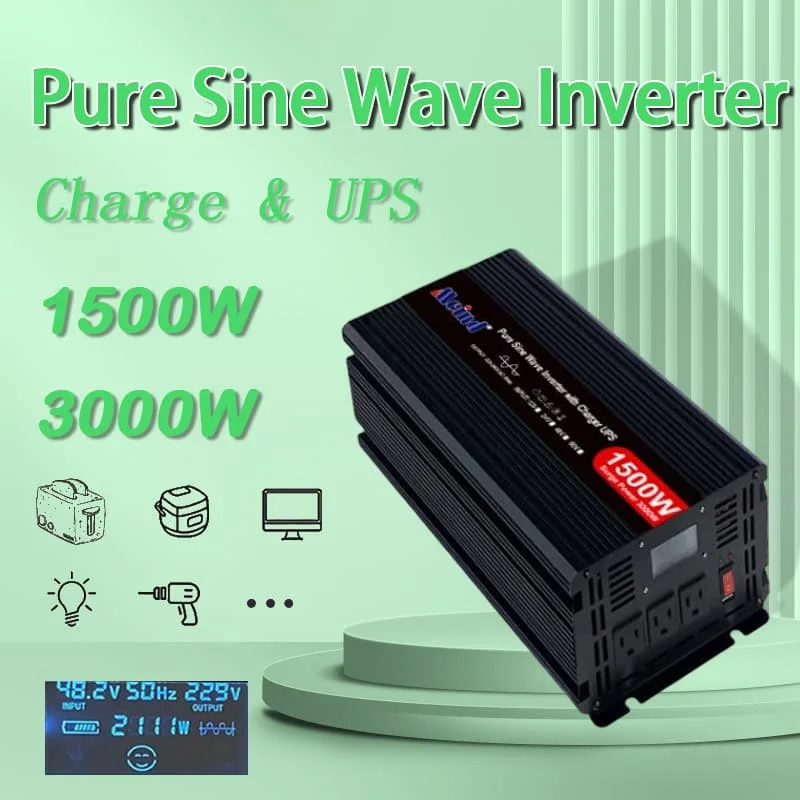 Hybrid Powerful Solartronics Inverter 1500w for Varied Uses 