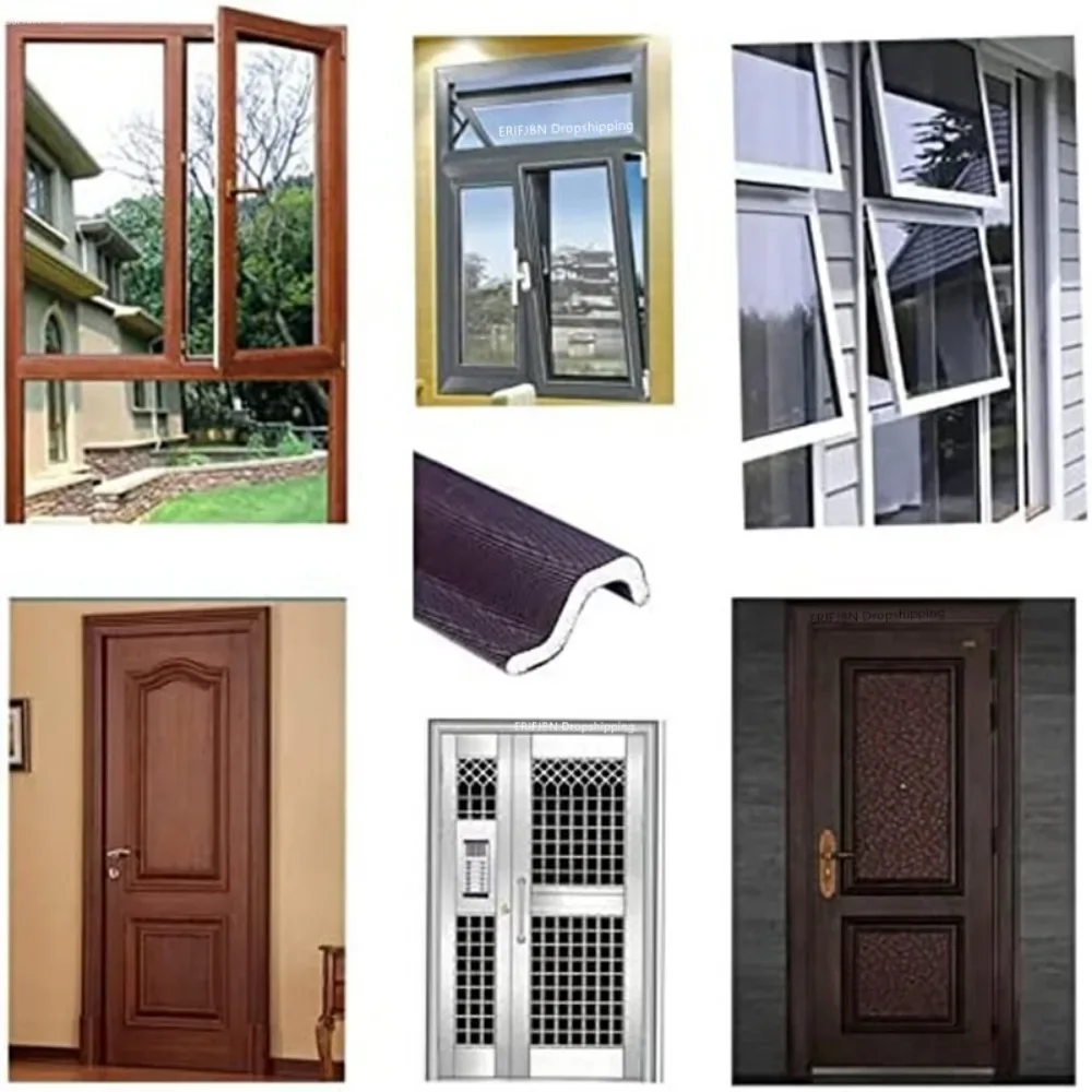 Sliding Door Windows Sealing Strip Soundproof Door Seal for Gap Filler Windproof Waterproof Foam Seal Strip Home Accessories 40M door seal strip window seal strip sealing strip