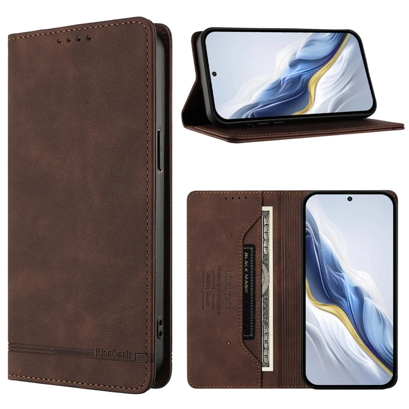 Leather Magnetic Cover for TCL NxtPaper 60 Ultra Phone Case