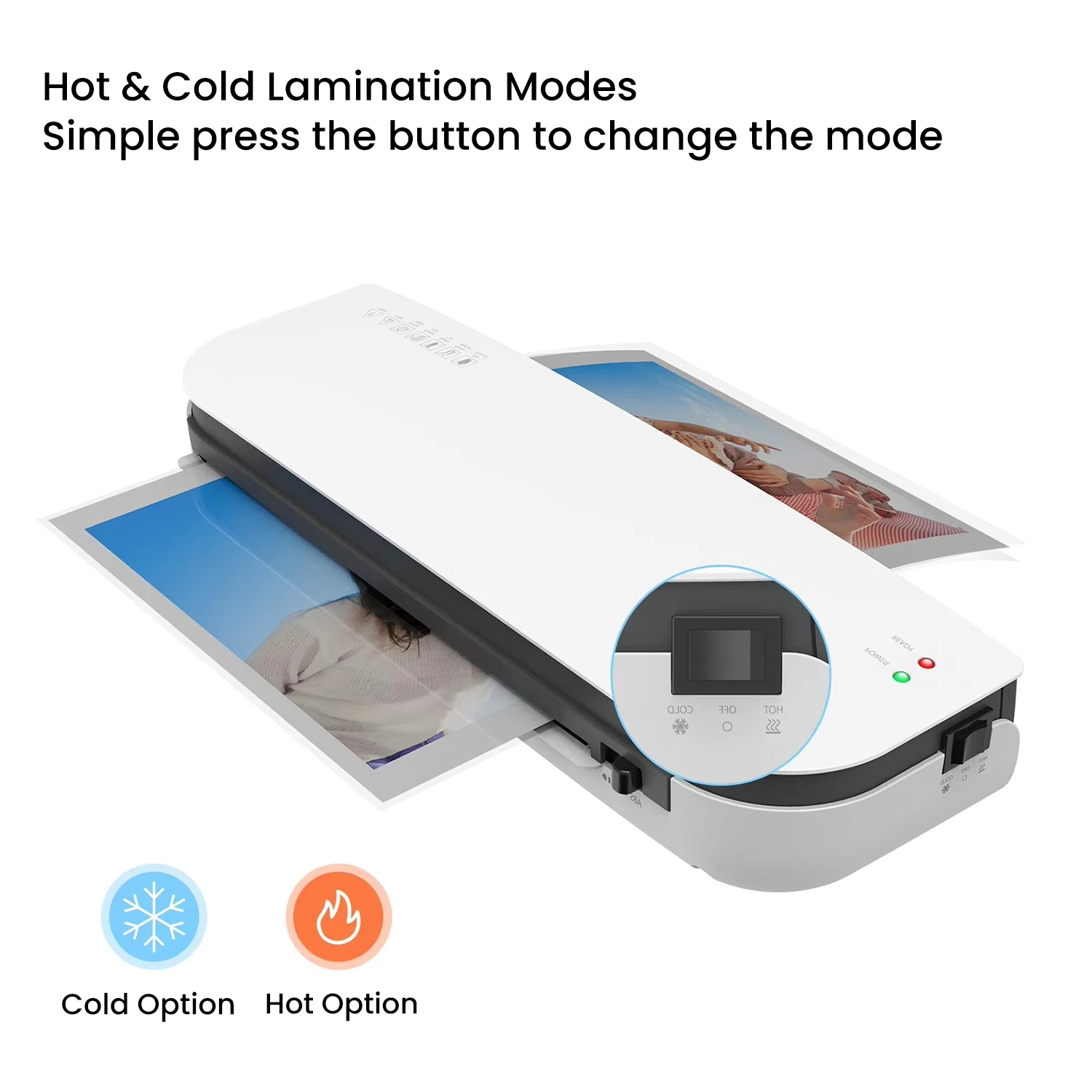Machine à plastifier A4 A5 A6 professionnelle, thermique et à froid, préchauffage rapide, sans bulles, pour l'école et la maison S387388bbef0048aa9e08cf53a7fb16208