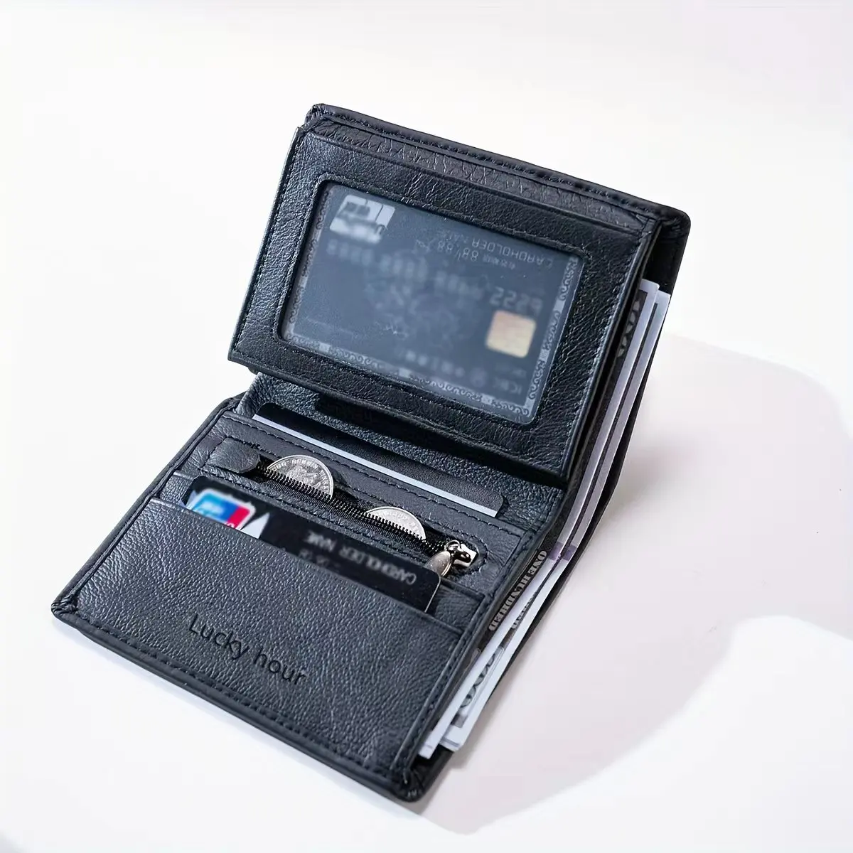 Wallet with Cards and Coin Pocket