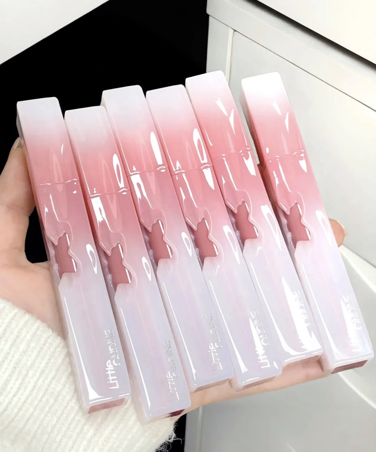 

Little Ondine Flower Heart Series Lip Gloss Moisturize Lasting Mirror Water Gloss Non-stick Cup Lip Glaze Cosmetic