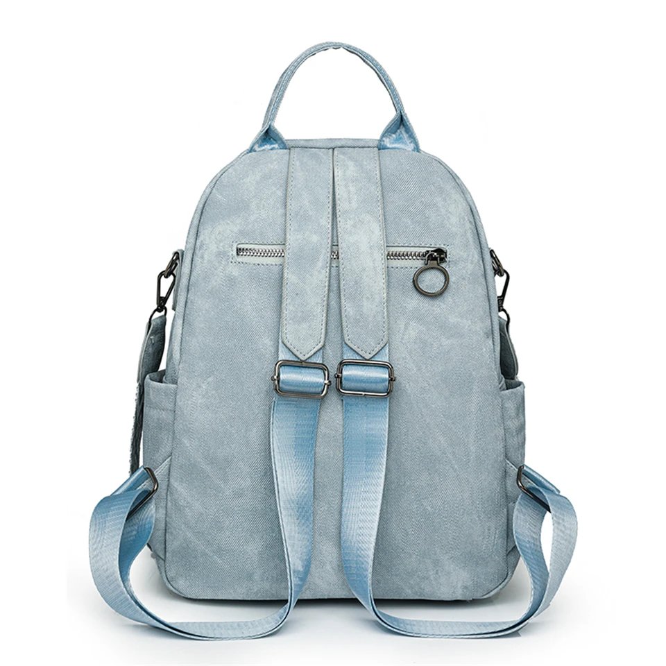 Fashion Daypack High Quality Pu Leather Backpack Women Bagpack Ladies Shoulder Bag Designer Large Capacity School Bag for Girls