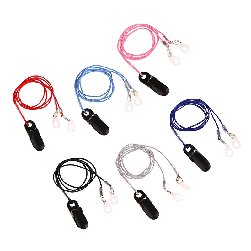 Hearing Aids Clip Holder Transparent 2 Rings Anti-Lost Lanyard Safety Behind The Ear Hearing Aids Accessory For Children Adult