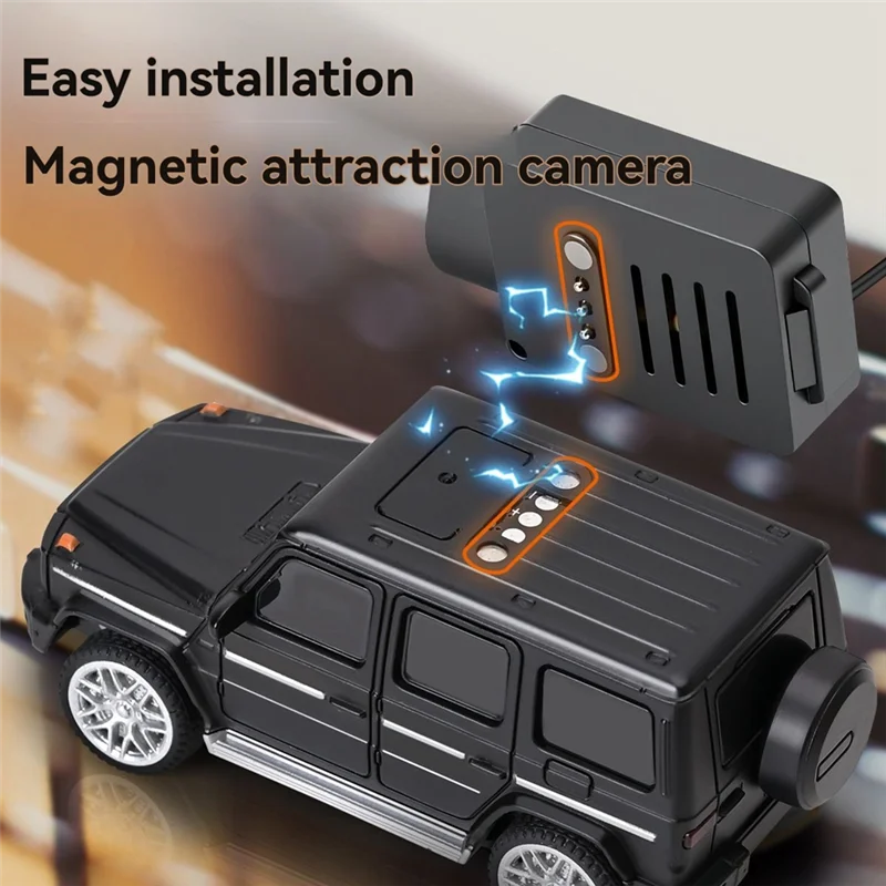 SCLL-미니 레이싱카 1:64 스케일 RC카 6406-C FPV VTX 키트 2.4G 720P HD 카메라 앱 제어 사진+ 비디오+ VR 내장 자이로