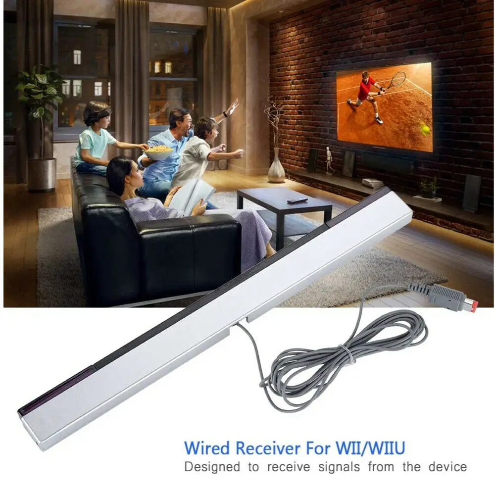 Wired Sensor Bar Infrared IR Signal Ray Sensor Bar Replacement Ray Motion Compatible With Wii And Wii U Console