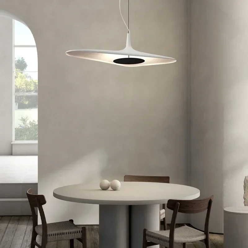 Italian Postmodern Irregular Nordic LED Chandelier for Living Dining Room Bedroom Exhibition Hanging Lamp Black Decor Lights 4
