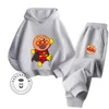 Popular Simple Anpanman Cartoon New Releases for Boys Girls Casual Wear Fun Graphics Everyday Style Fall Winter Hoodie Tracksuit 6