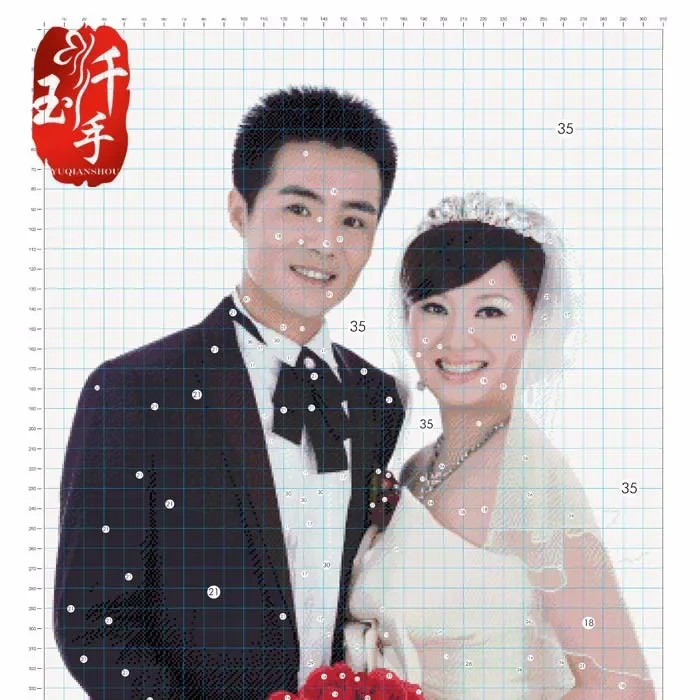 QIANZEHUI,Make your own 3D DIY Cross Stitch 100% Cotton full Cross Stitch Embroidery diy personal picture Photos Custom
