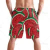 Watermelon Stylish Men's Swim Trunks Quick Dry Beachwear Sports with Pocket Running Swim Board Shorts Bathing Suits Mesh Lining 2