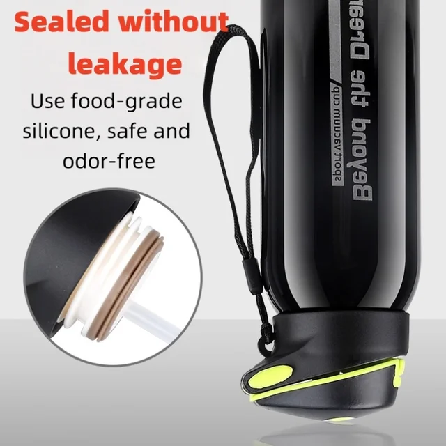 Stainless Steel Thermos Bottle Ideal for Outdoor Activities, Cycling Sports Keep Hot or Cold Easy to Carry Durable Water Bottle 4