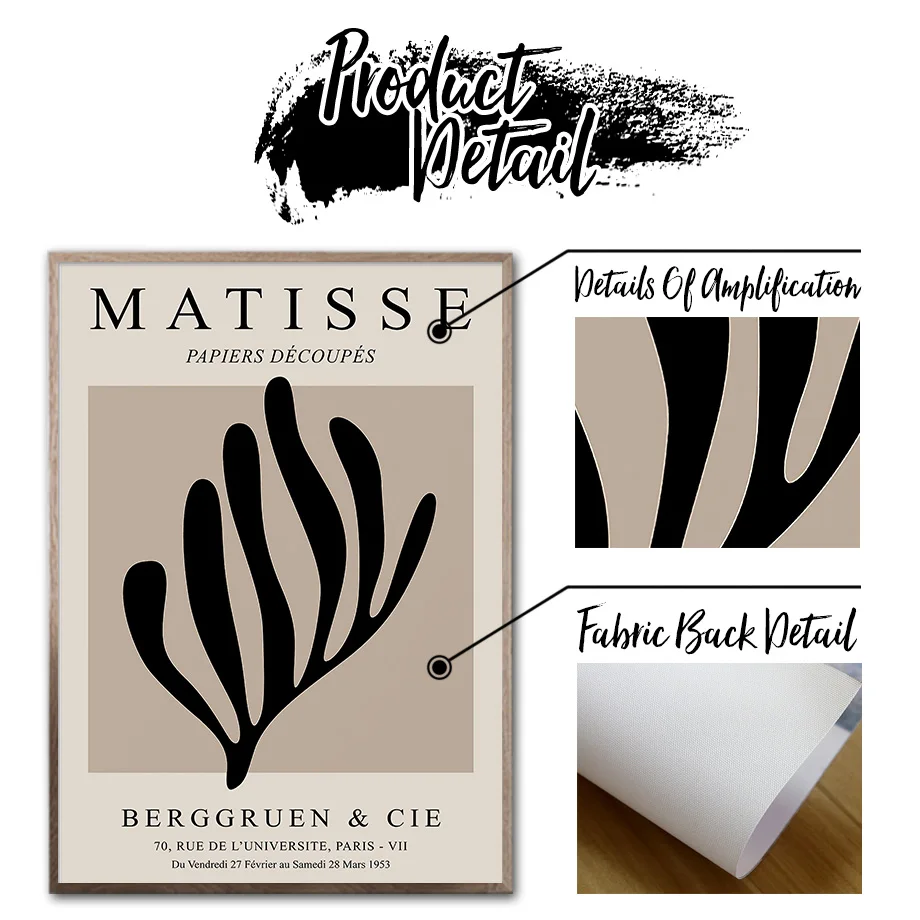 خمر مجردة ماتيس الملصقات فتاة المرجان حمامة الرسم...