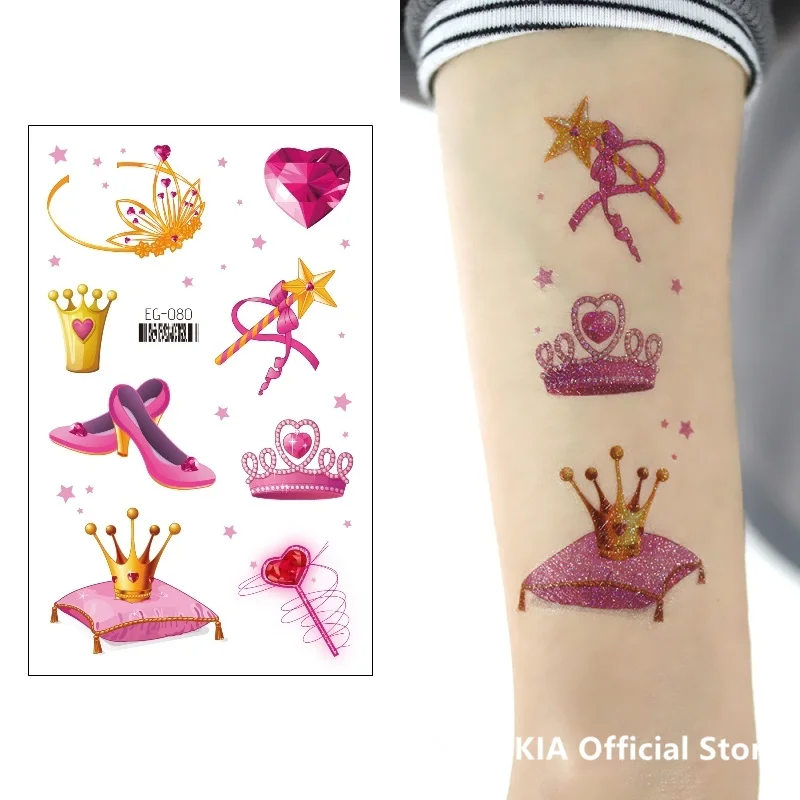 Prince And Princess Crowns Tattoo