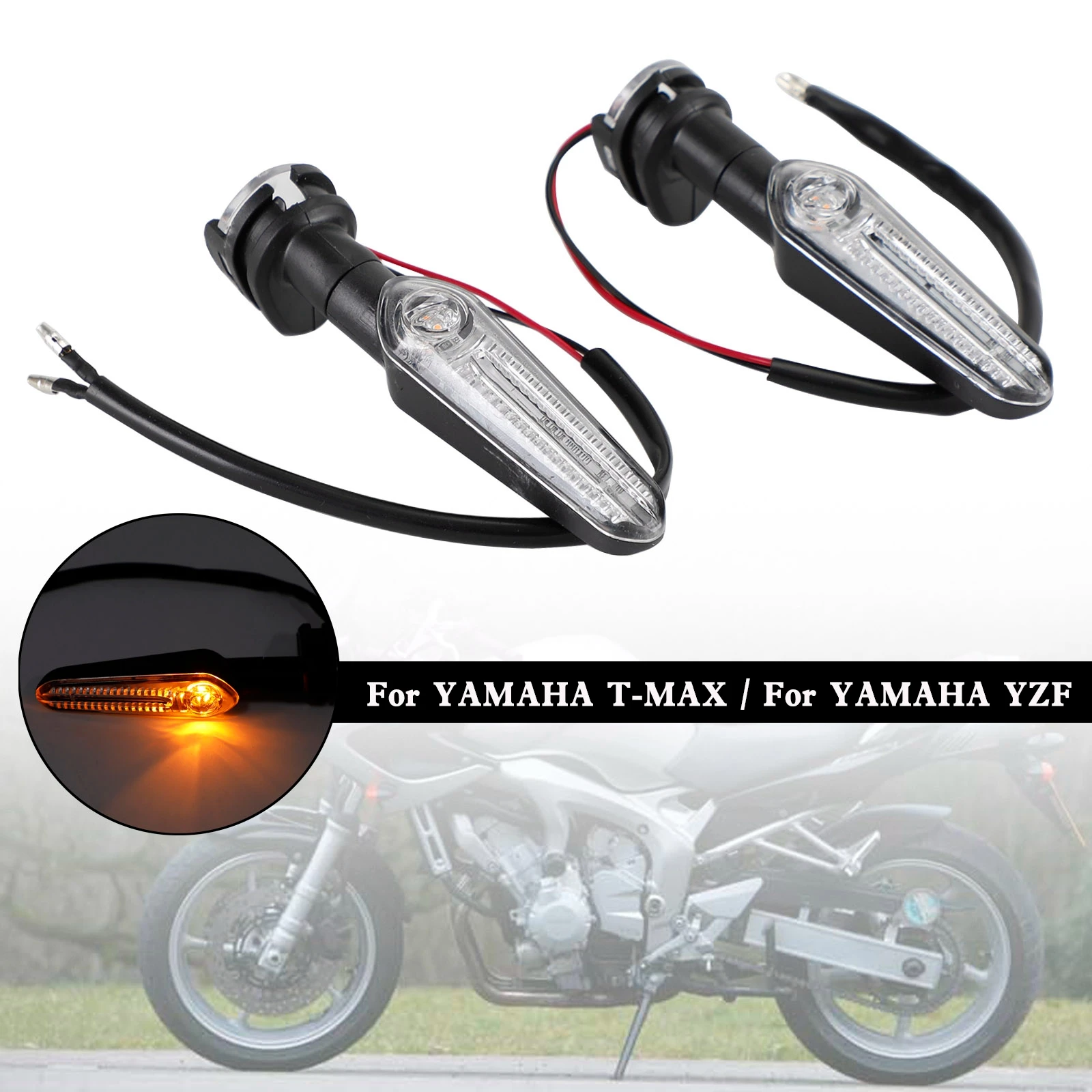 

Topteng светодиодный рефракционный поворотный сигнал для YAMAHA MT-25 MT-03 MT-07 MT-09 T7 аксессуары для мотоциклов