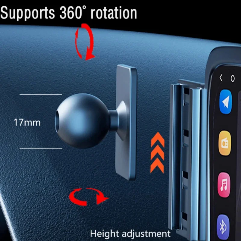 Car Phone Holder For Mercedes Benz GLA X156 2015 - 2019 CLA 2013 - 2019 X177 A200 180 W176 Bracket Stand Mobile Gravity Linkage