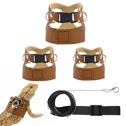 Adjustable Soft Harness and Leash Set for Small Pets - 6.5FT Length (BROWN)