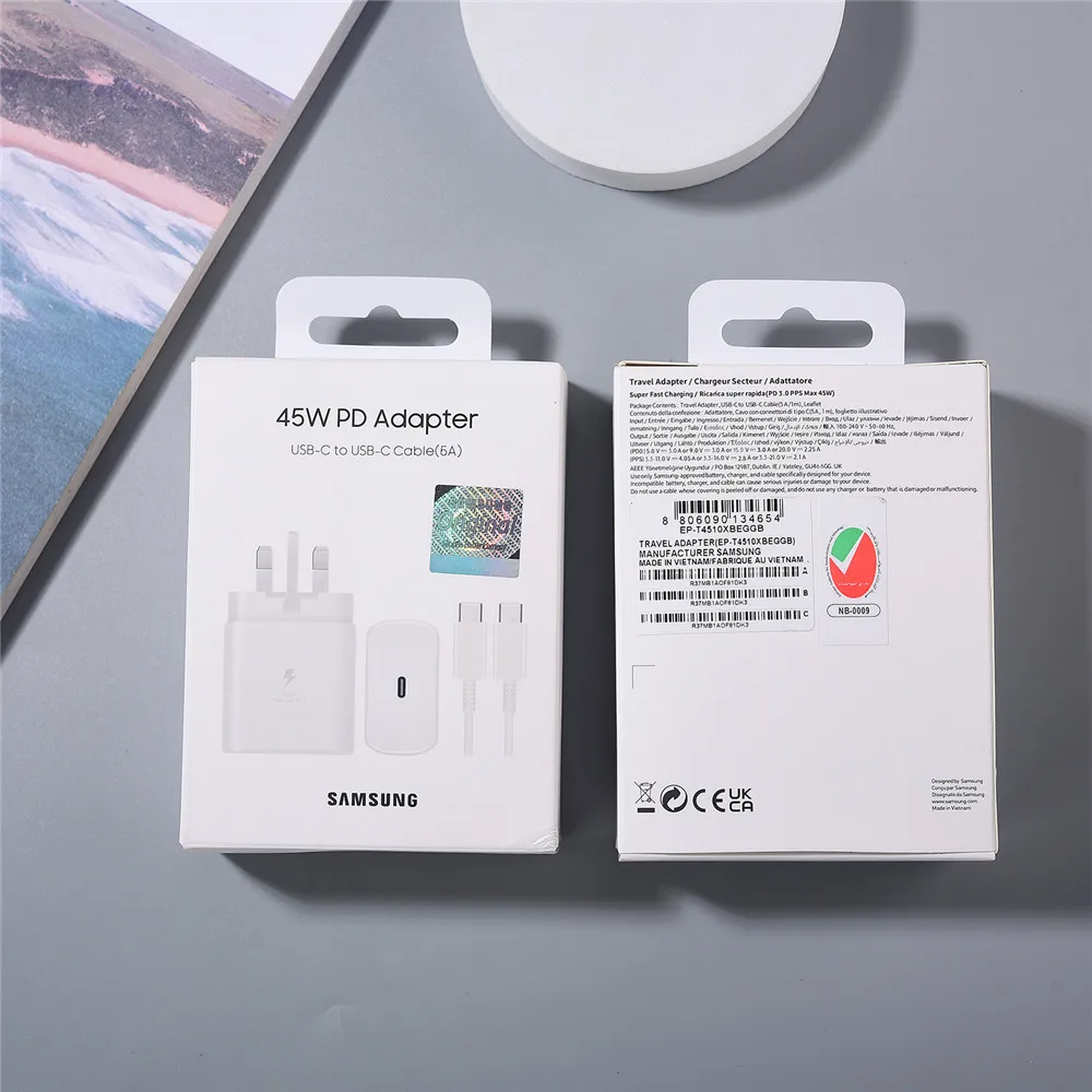 Samsung 45W Super Fast Charge EU/UK Certified Adapter Charger