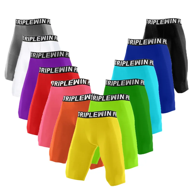 Men Running Tights GYM Marathon Short Pants Basketball Football Soccer Fitness Exercise Hiking Jogging Sport Fifth Leggings A18 sports leggings,compression pants