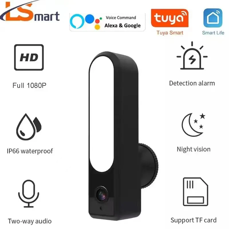 

IP-камера наружная Водонепроницаемая с Wi-Fi, 1080P