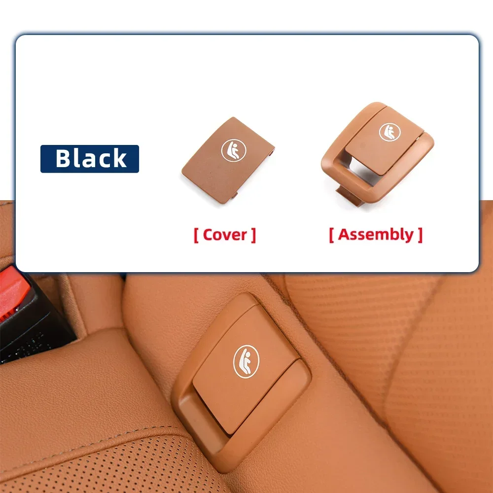 -22 Replace 52207451018 For BMW 5 Series G30 Rear Child Seat Safety ISOFIX Cover Restraint Car Hook Buckle Seat Cover Plate