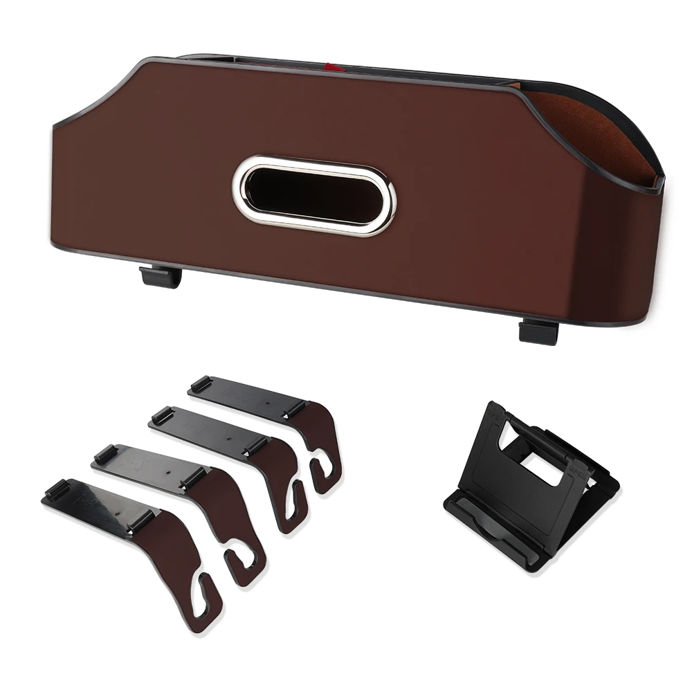 thumbnail image 1 of Caja de almacenamiento para asiento trasero de coche, portavasos, organizador, accesorios interiores de coche para Ford, Lexus, Mercedes, Audi, BMW, Volvo, MG, 1 of 5