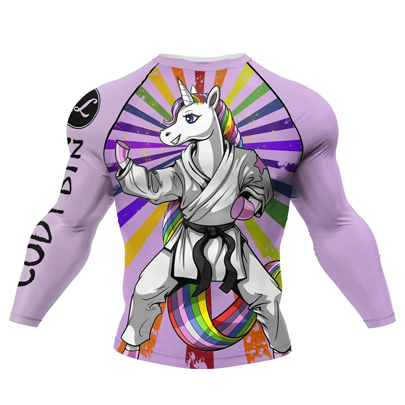thumbnail image 1 of Camisetas de compresión MMA para hombre, conjuntos de boxeo, rashguard, gimnasio, Bjj, Jiu Jitsu, pantalones cortos transpirables para Muay Thai, camisetas de fitness para hombre y kickboxing, 1 of 5
