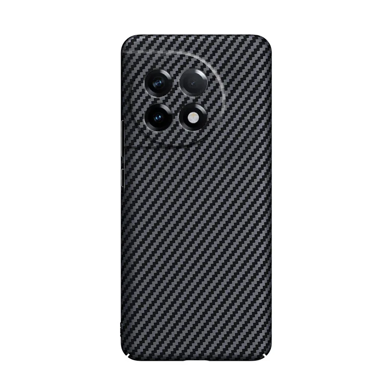

OnePlus 11 mobile phone case, carbon fiber grain, 1 + 10 ultra-thin, full package, hard case