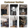 Full Set Led Track Light COB Rail Lighting Fixture 220V Led Rail System Lamp Track Lighting Track Lamp Clothing Shop Living Room 2